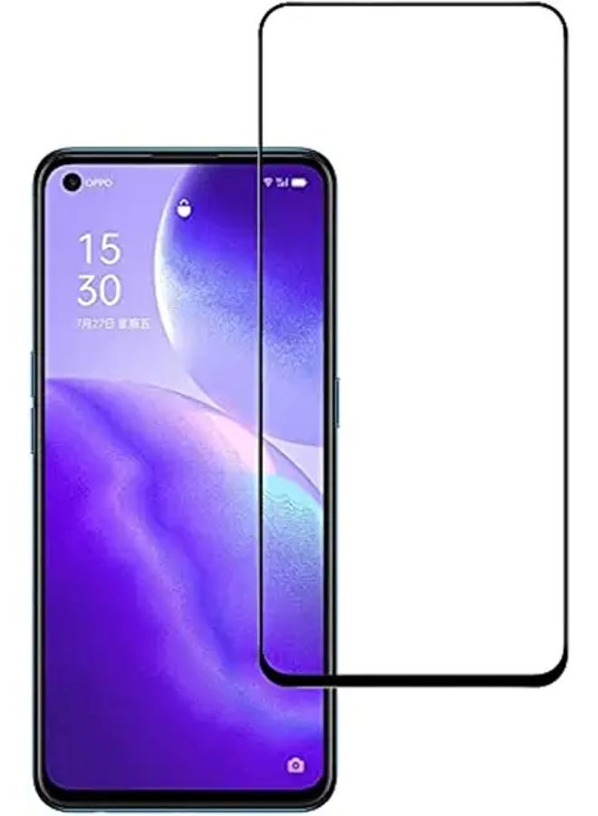 Screen Protector For Oppo Reno 5 , 5D Tempered Glass Protector 9H Hardness, Bubble Free, HD Clear Oppo Reno 5 Screen Protector